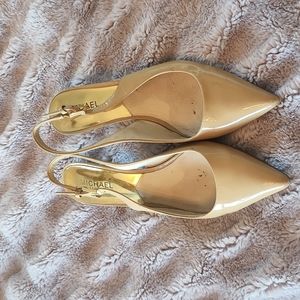 Michael Kors Nude Kitten Heels